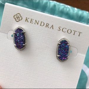 Kendra Scott | Purple Drusy Ellie Stud Earrings